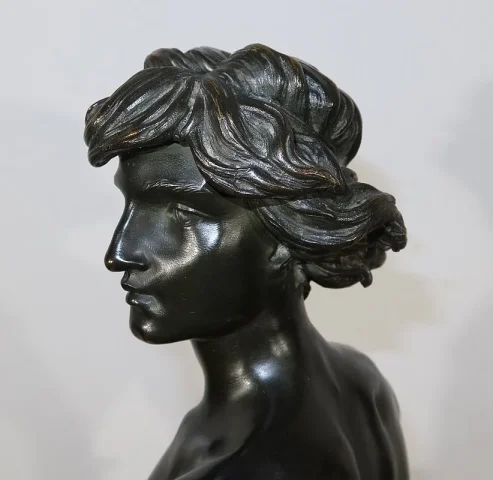 Important Bronze « David », par A. Gaudez – Fin XIXe
