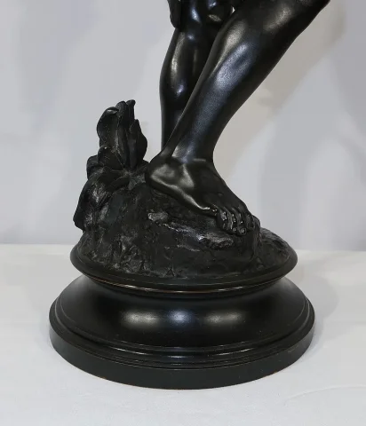 Important Bronze « David », par A. Gaudez – Fin XIXe