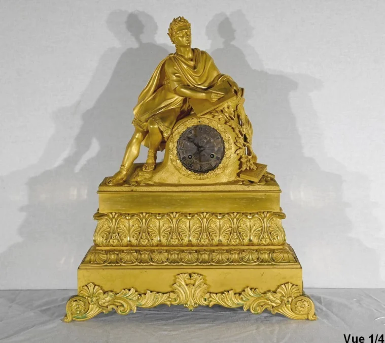 GILT BRONZE CLOCK