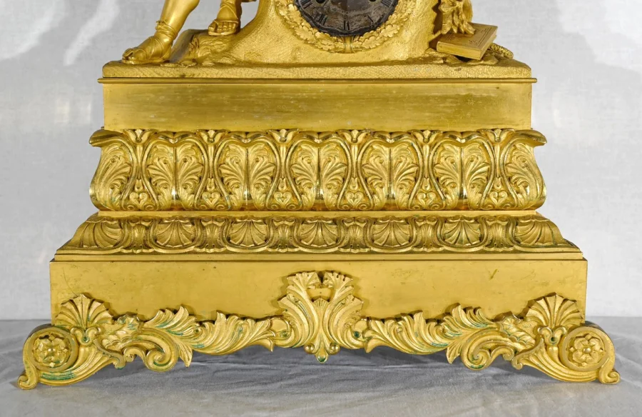 GILT BRONZE CLOCK