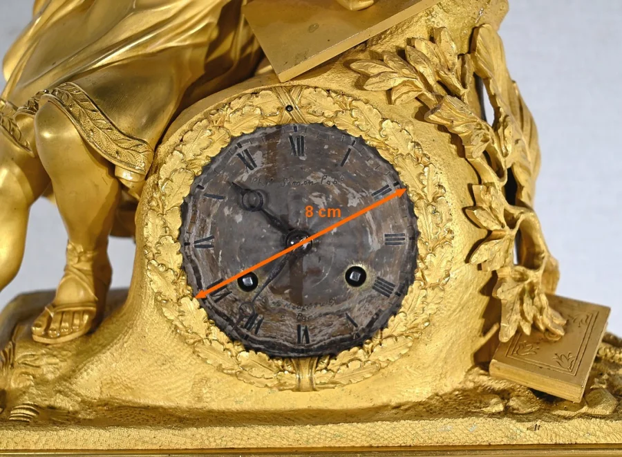 GILT BRONZE CLOCK