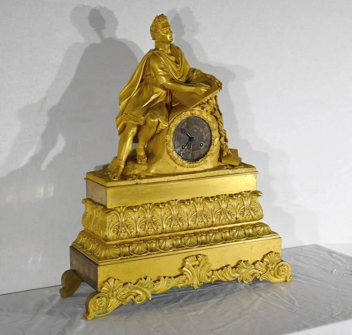 GILT BRONZE CLOCK