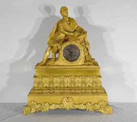 GILT BRONZE CLOCK