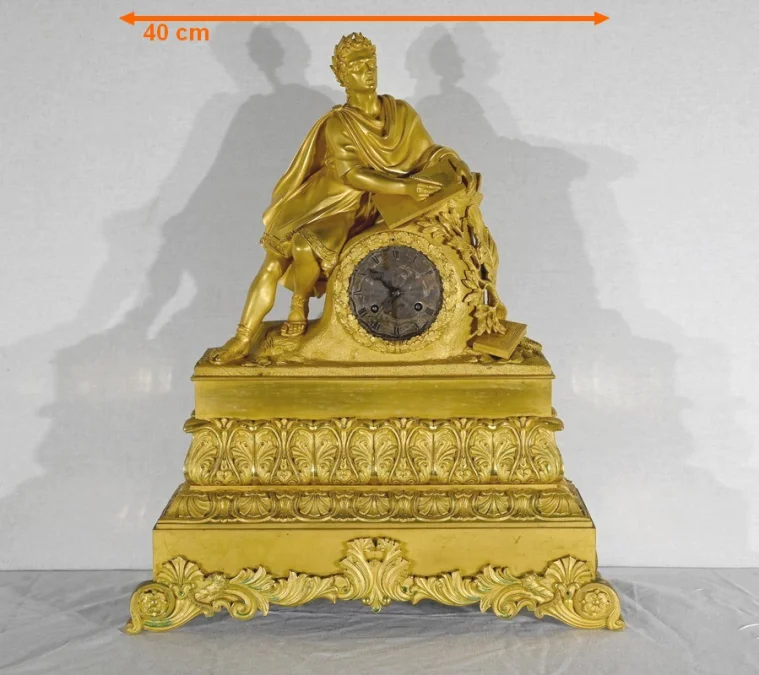 GILT BRONZE CLOCK