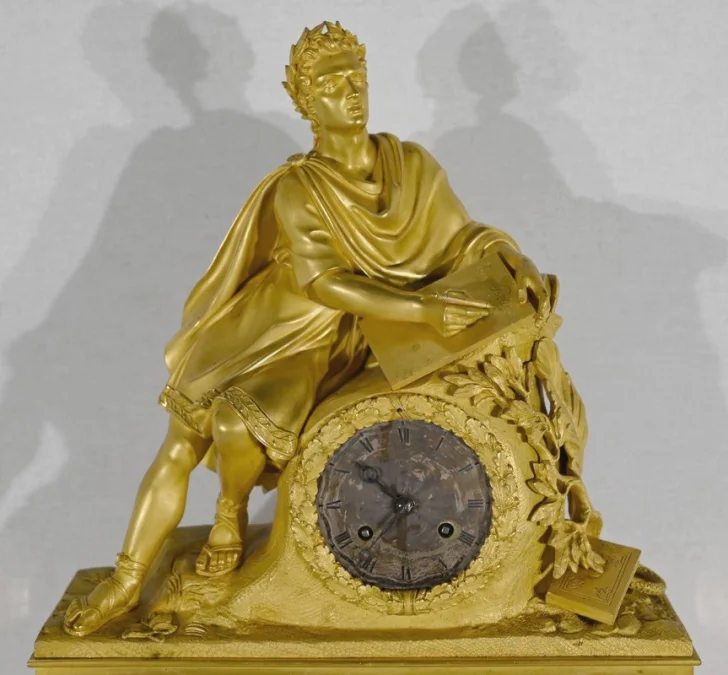 GILT BRONZE CLOCK