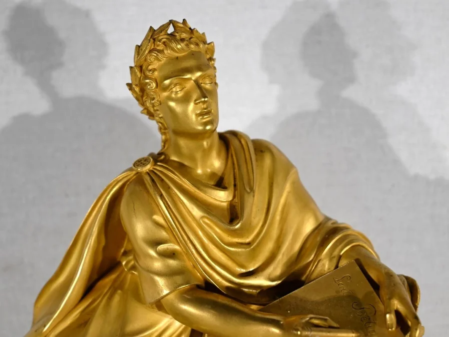 GILT BRONZE CLOCK