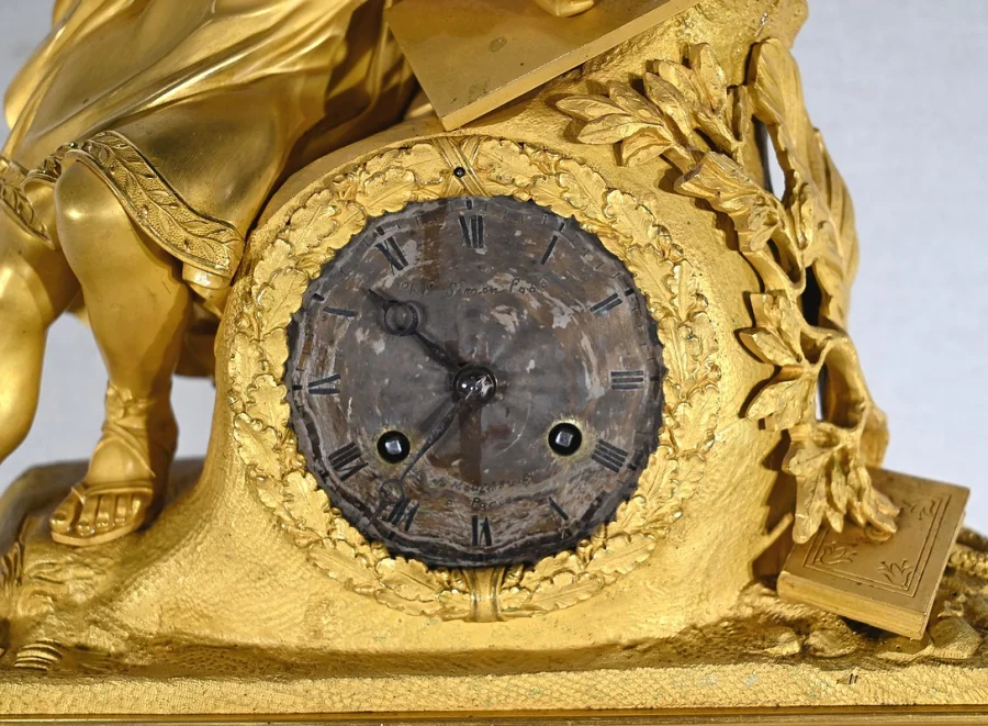 GILT BRONZE CLOCK
