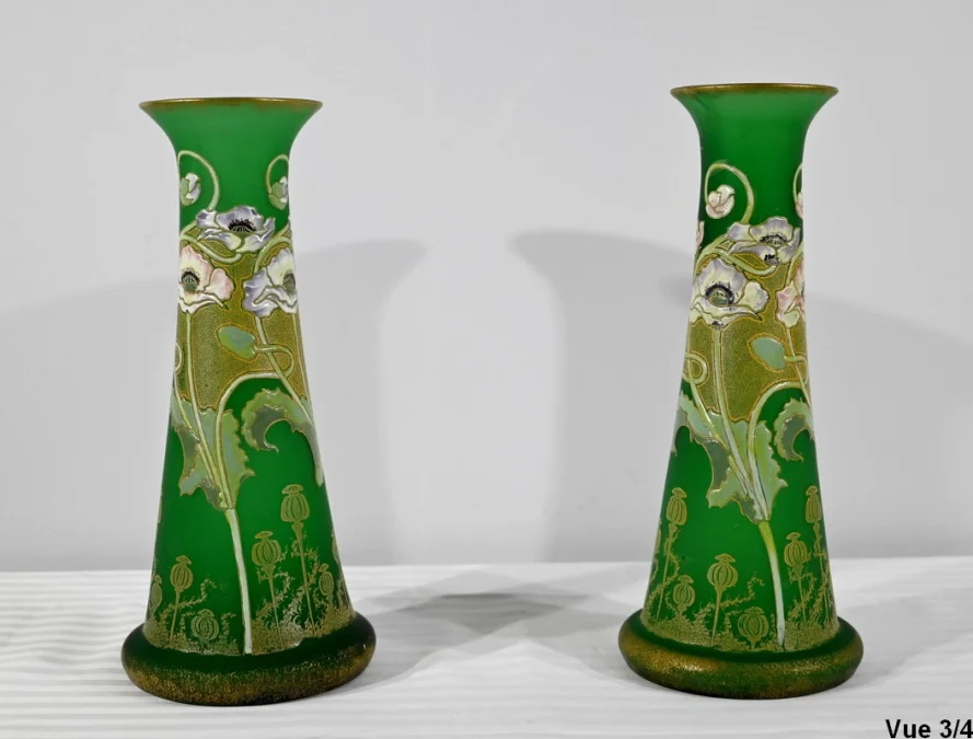 PAAR JUGENDSTIL-VASEN