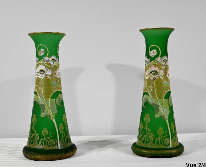 PAAR JUGENDSTIL-VASEN