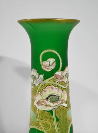 Paire de Vases en Pâte de Verre, Legras, Art Nouveau – Fin XIXe
