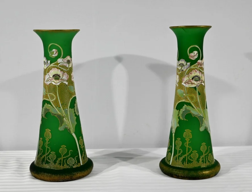 PAAR JUGENDSTIL-VASEN