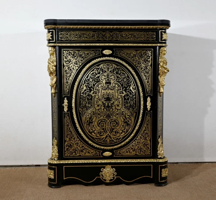 Meuble d’Appui en Poirier Noirci, époque Napoléon III – Milieu XIXe