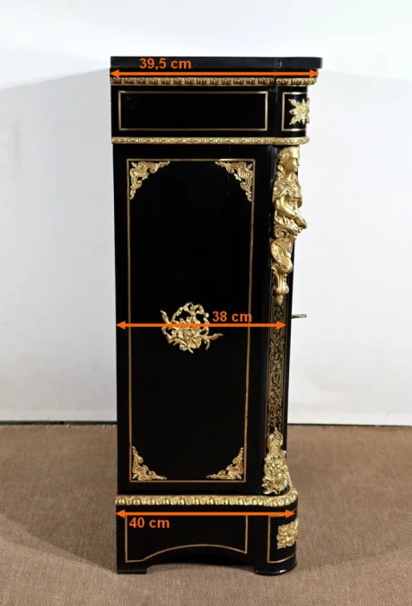 Meuble d’Appui en Poirier Noirci, époque Napoléon III – Milieu XIXe