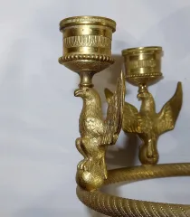 PAIR OF CANDLE WALL LIGHTS