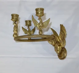 PAIR OF CANDLE WALL LIGHTS
