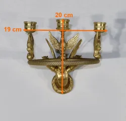 PAIR OF CANDLE WALL LIGHTS