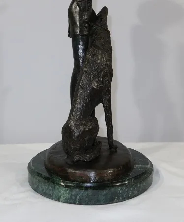 BRONZE STATUETTE after D. CHIPARUS