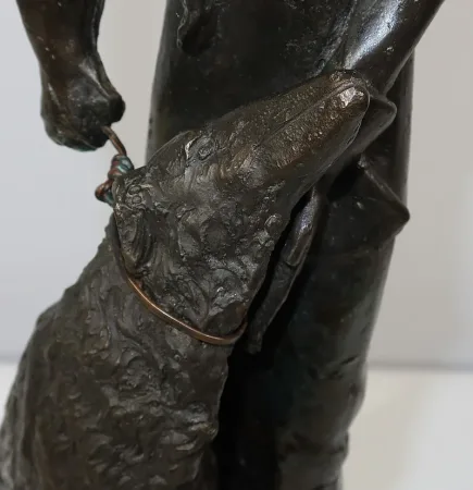 BRONZE STATUETTE after D. CHIPARUS