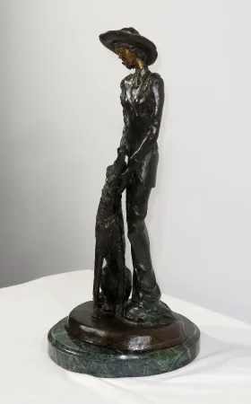 BRONZE STATUETTE after D. CHIPARUS