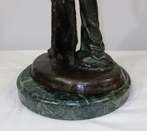 BRONZE STATUETTE after D. CHIPARUS