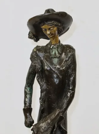 BRONZE STATUETTE after D. CHIPARUS