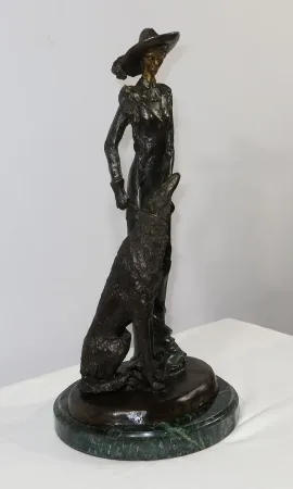 BRONZE STATUETTE after D. CHIPARUS