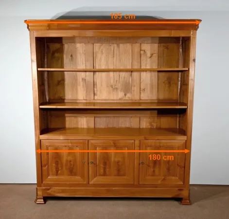 Meuble Bibliothèque Ouvert en Merisier – 1900