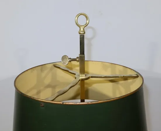 Lampe Bouillotte en Bronze Doré, goût Empire – 1900
