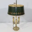 Lampe Bouillotte en Bronze Doré, goût Empire – 1900