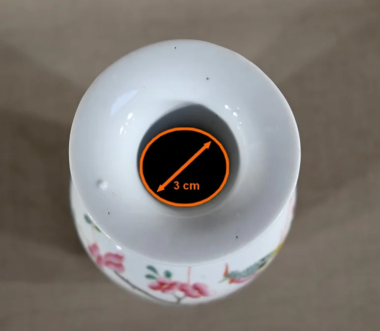 Vase en Porcelaine, Chine – Fin XIXe