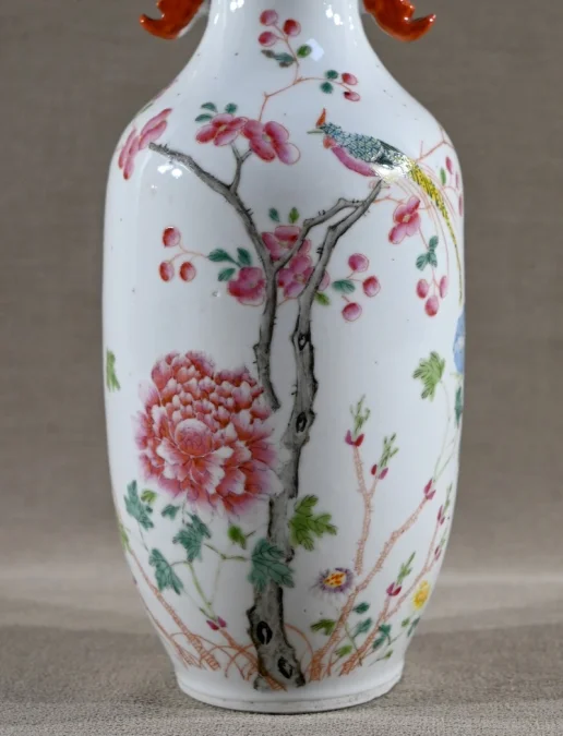 Vase en Porcelaine, Chine – Fin XIXe