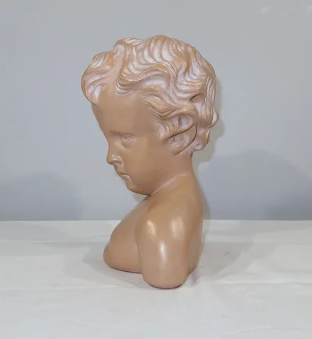 Sculpture « L’Enfant », signée JP-MD – Milieu XXe