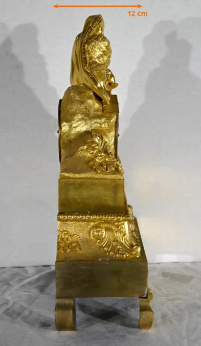 VERGULD BRONS KLOK