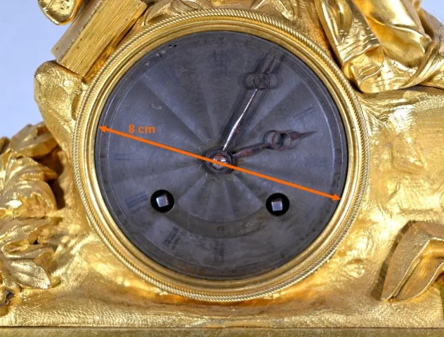 Pendule en Bronze Doré « La Vierge à la Chaise » – 1ère partie XIXe