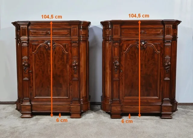 PAAR NAPOLEON III PERIODE KASTEN