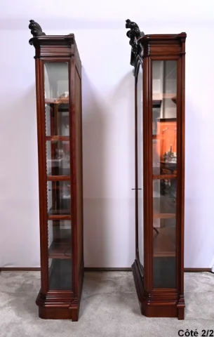 NAPOLEON III STYLE DISPLAY CABINETS