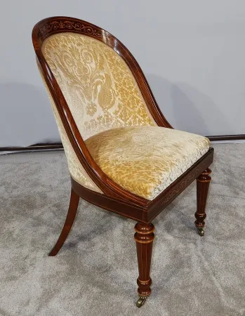 Suite de 4 Chaises en Palissandre, époque Charles X – Début XIXe