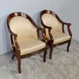 Paire de Bergères en Palissandre, époque Charles X – Début XIXe