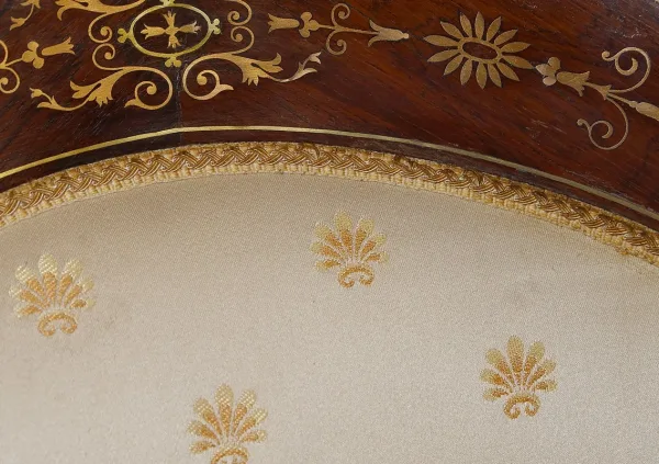 Paire de Bergères en Palissandre, époque Charles X – Début XIXe