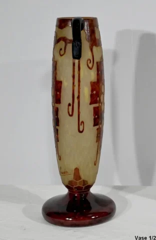 PAIR OF VASES signed CHARDER