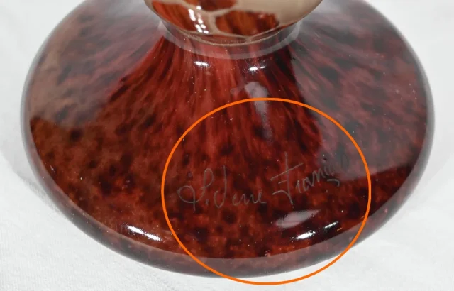 PAIR OF VASES signed CHARDER