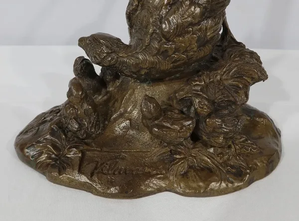 BRONZE PHEASANT signed VILAVAN