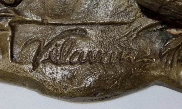 BRONZE PHEASANT signed VILAVAN