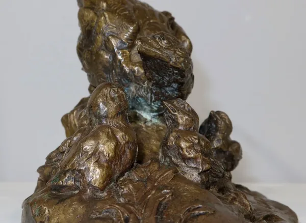 BRONZE PHEASANT signed VILAVAN