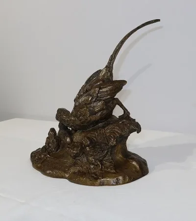 BRONZE PHEASANT signed VILAVAN
