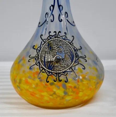 Paire de Vases en Pâte de Verre, signés Legras – Fin XIXe