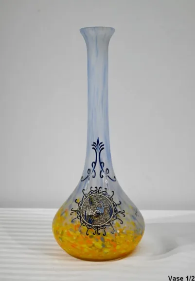 Paire de Vases en Pâte de Verre, signés Legras – Fin XIXe