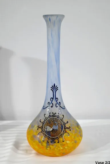 Paire de Vases en Pâte de Verre, signés Legras – Fin XIXe