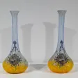 Paire de Vases en Pâte de Verre, signés Legras – Fin XIXe