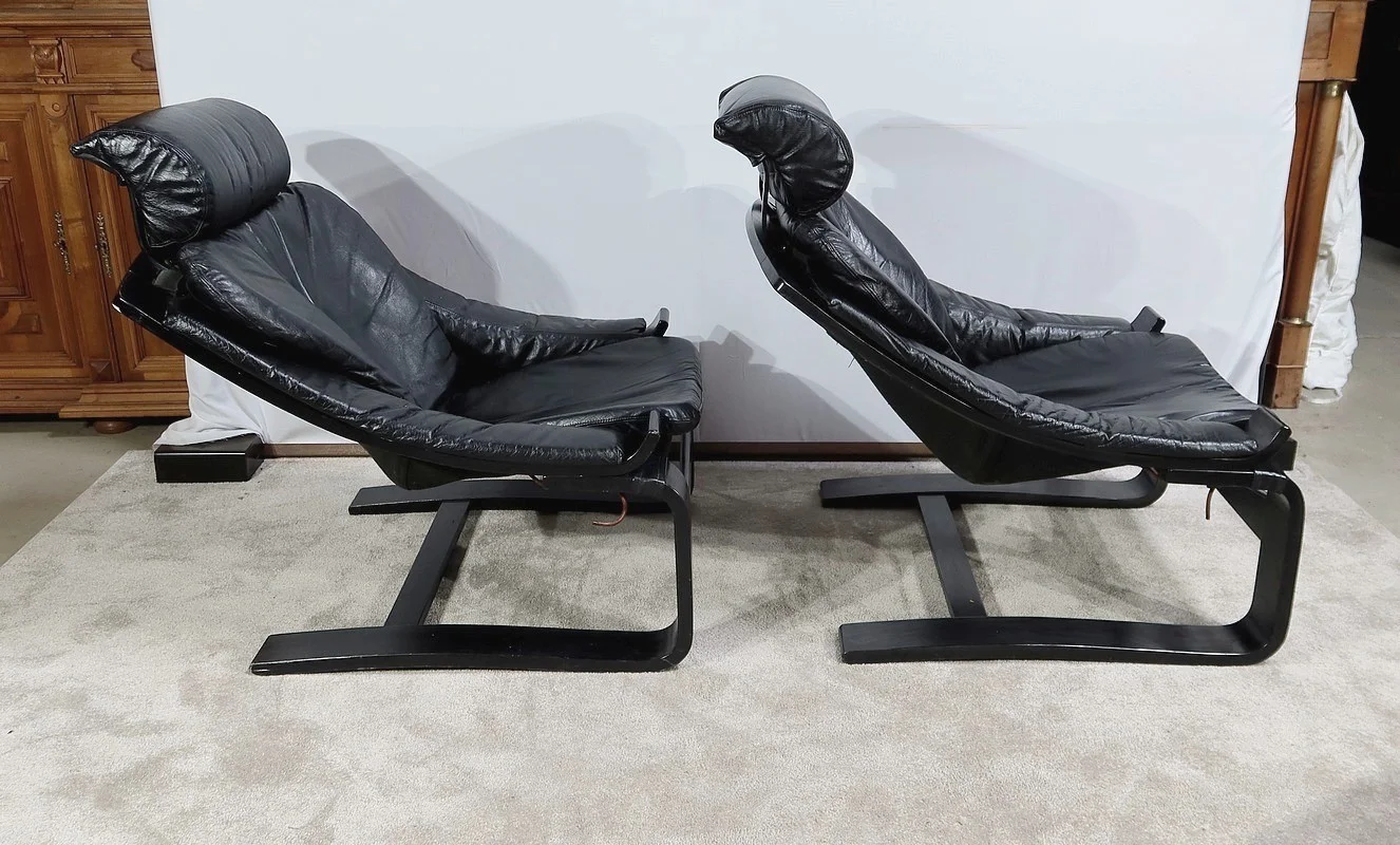 Ensemble de Salon « Kroken» par Ake Fribyter pour Nelo – 1974